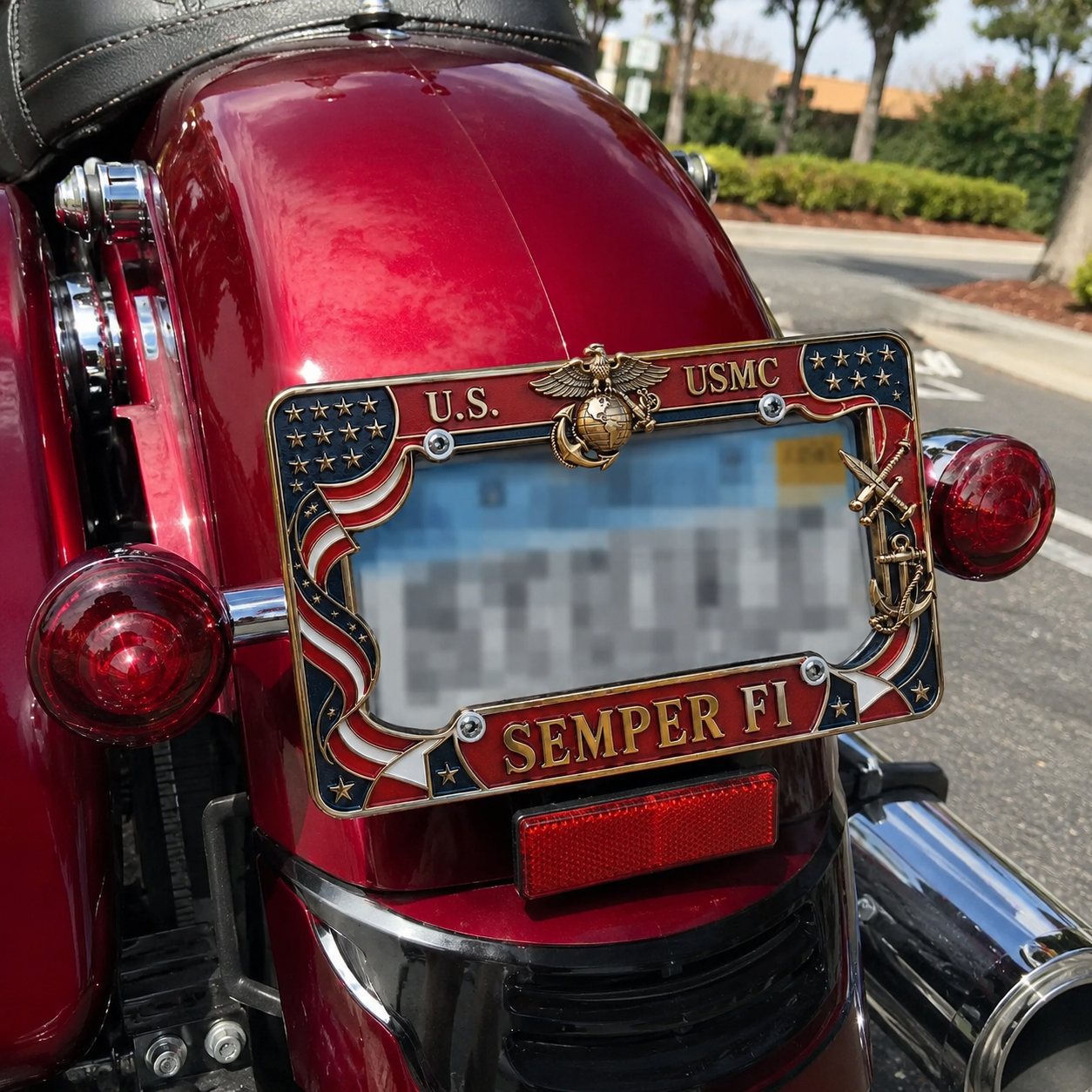 MarinePride – Semper Fi Auto Frame