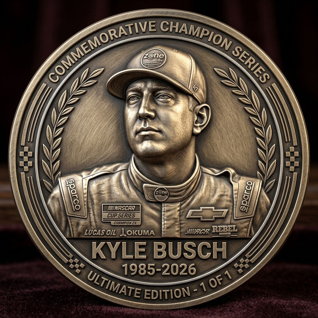 RacingRelic – Memorial Collector Coin Honoring Kyle Busch