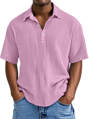 UrbanPleat – Relaxed Fit Men’s Structured Polo Shirt