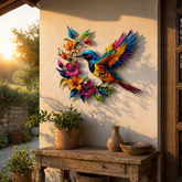 BloomForge – Hummingbird Metal Wall Art