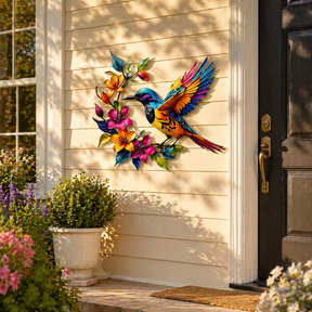 BloomForge – Hummingbird Metal Wall Art