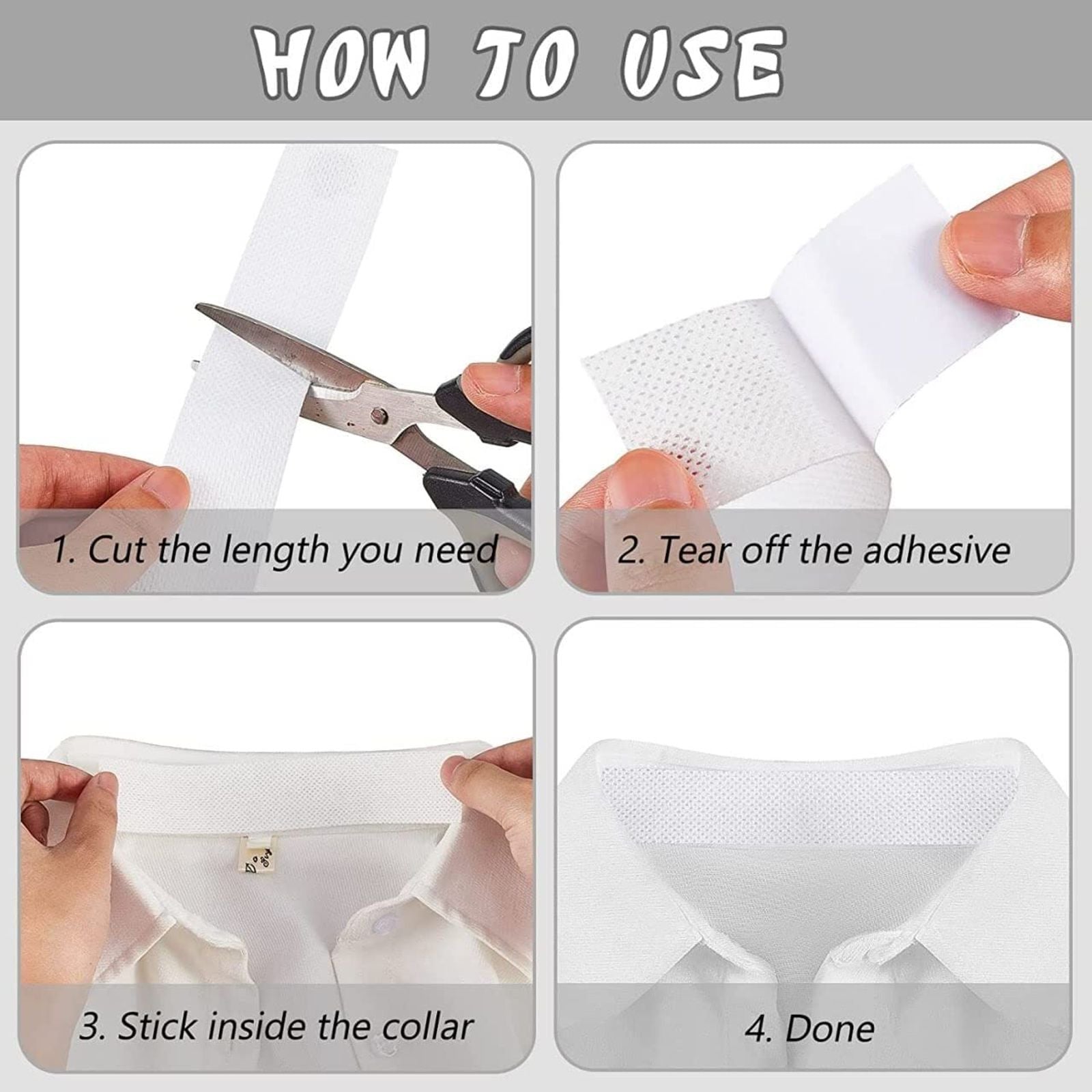 FreshGuard – Disposable Self-Adhesive Collar Protectors