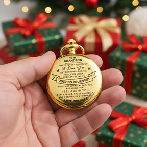 HeritageTick – Grandpa to Grandson Pocket Watch Gift