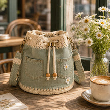 DaisyDenim – Crochet Bucket Bag
