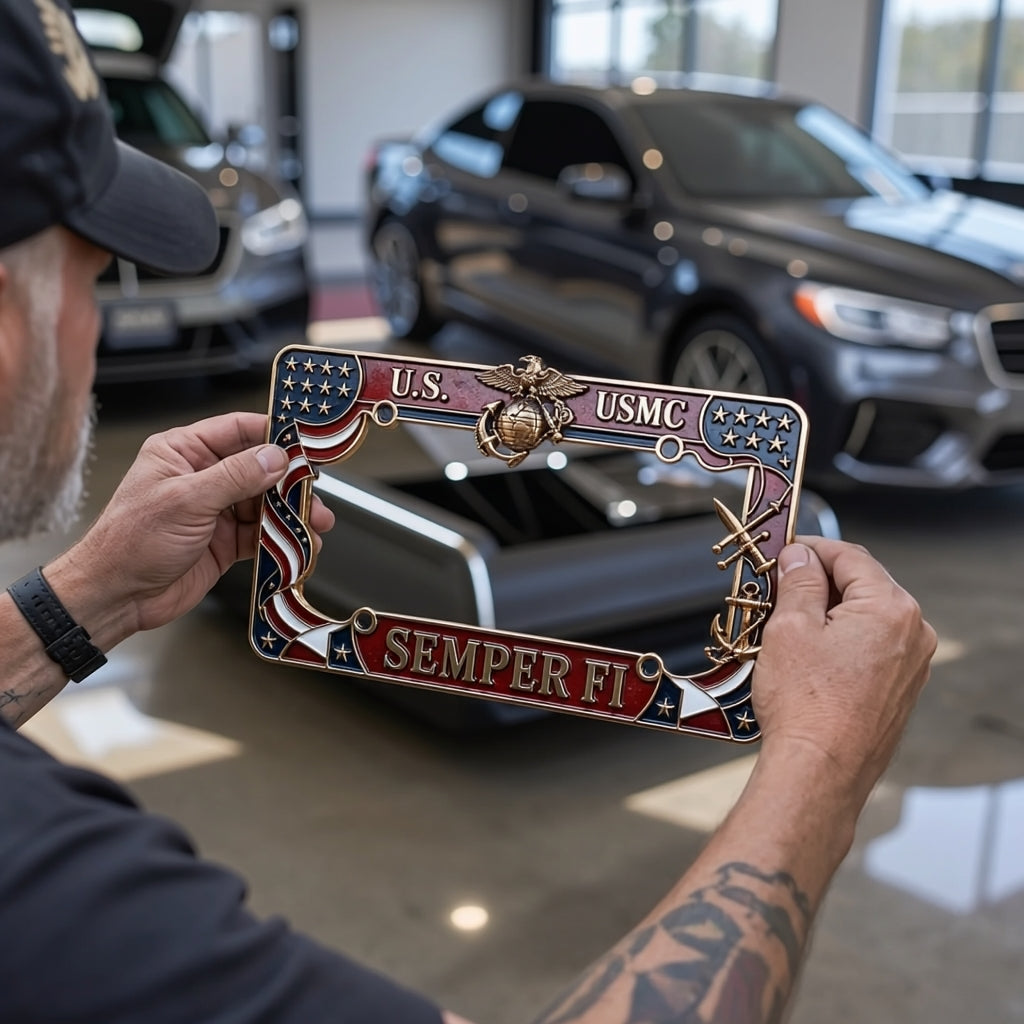 MarinePride – Semper Fi Auto Frame