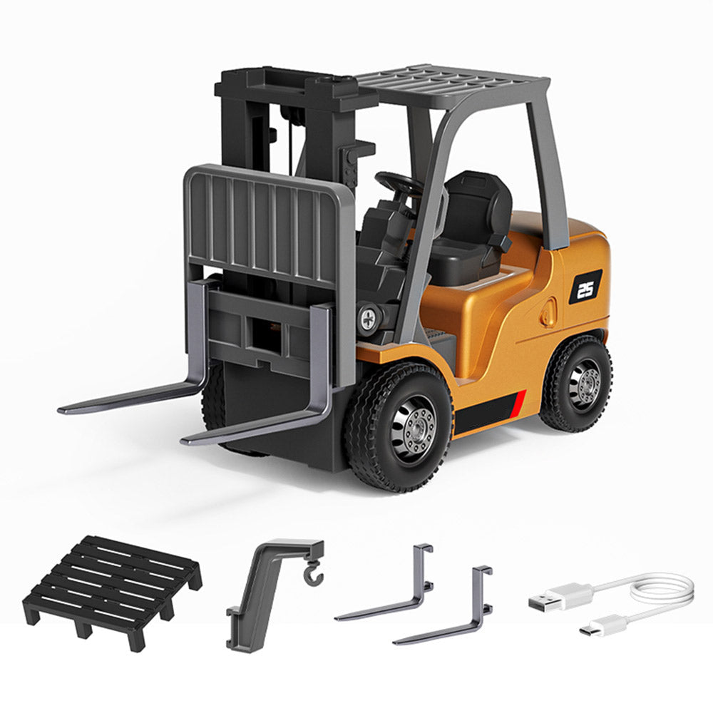 TitanMover – Mini Desktop RC Construction Forklift