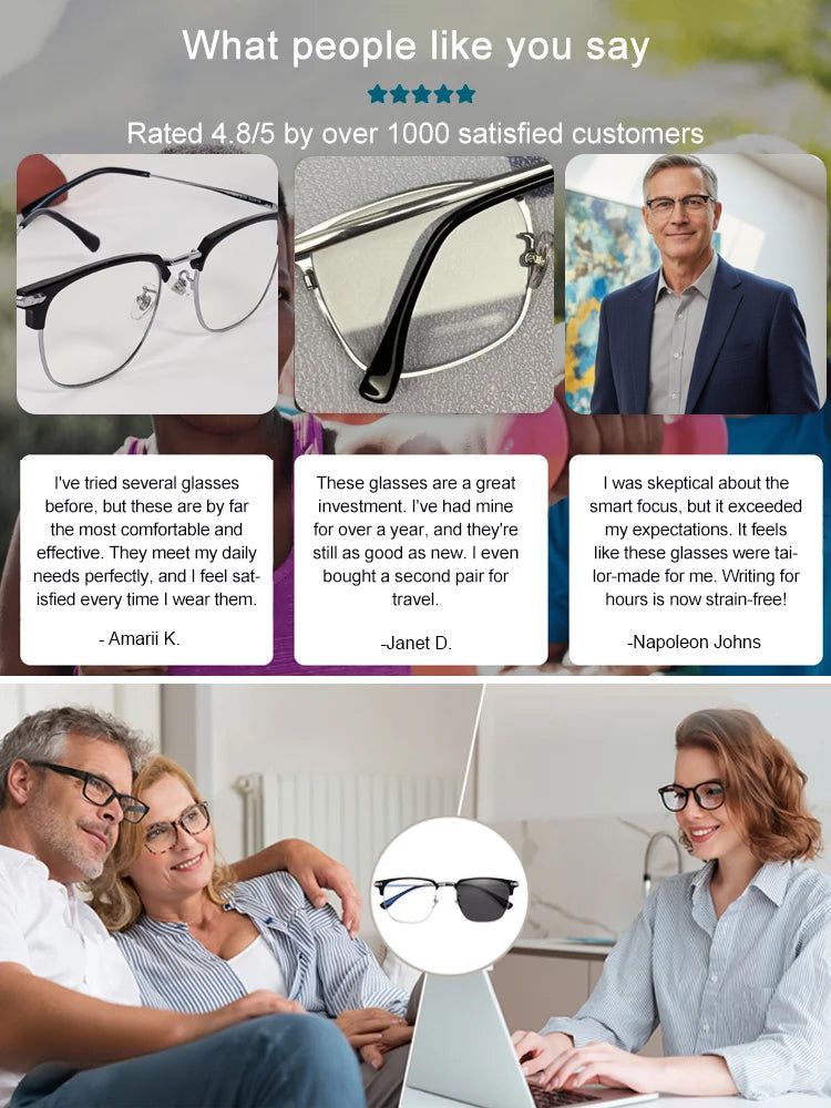 OptiClear – Multi-Focus Reading Glasses