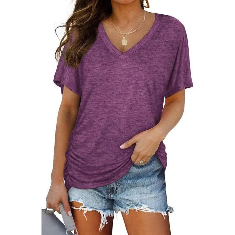 SoftLuxe – Women's Everyday V-Neck Comfort T-Shirt