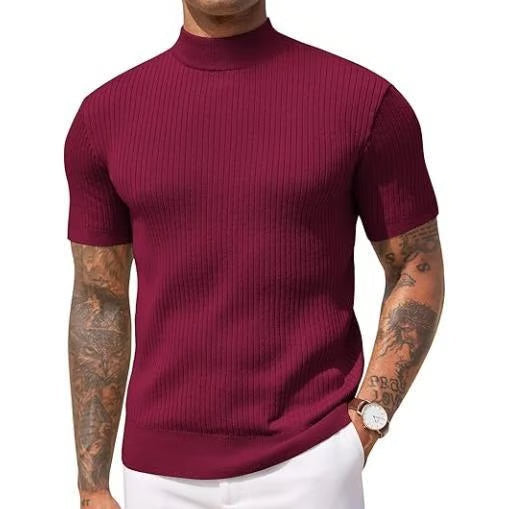 UrbanCore – Men's Mock Turtleneck Sweater