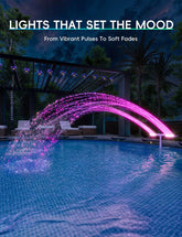 GlowRipple – Remote Controlled Solar Fountain for Pool Ambiance