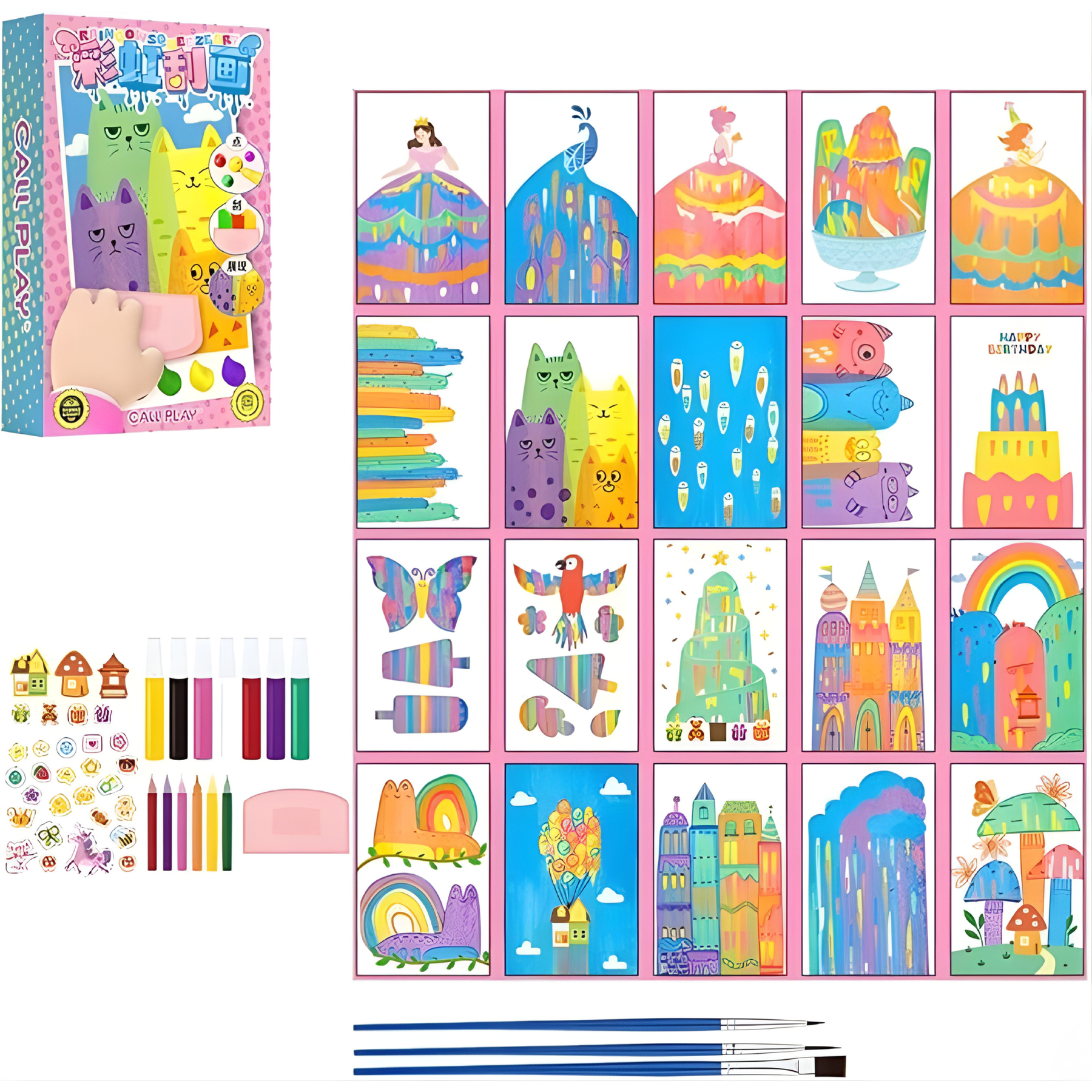PrismPlay - Creative Squeegee Art Set