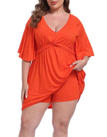 CurvaBelle – Plus Size Romper Dress