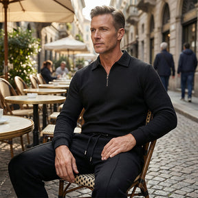 UrbanEase – Breathable Waffle Knit Lounge Set for Men