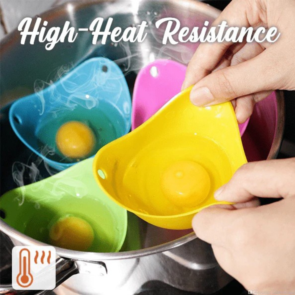 PoachPro - Easy Silicone Egg Poacher (Set of 4)
