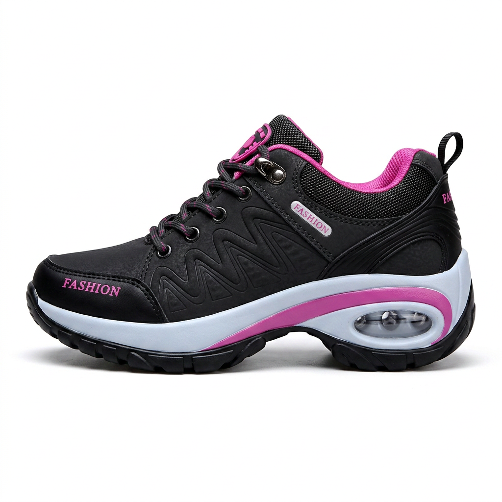 Waveline — Platform Sneaker with Visible Air Cushion
