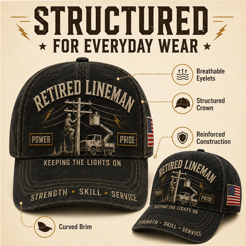 PowerGuard – Retired Lineman Commemorative Cap