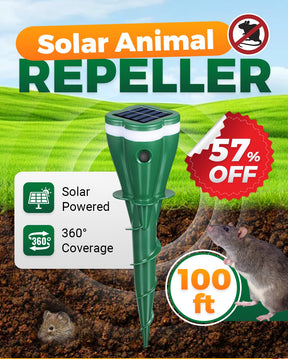 AuraGuard – Solar Powered Waterproof Mole Repellent