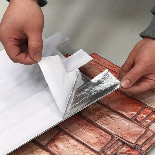 BrickCraft - Self-Adhesive 3D Brick Wallpaper