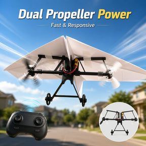 SkyGlide - Gyro-Powered RC Paper Airplane Kit