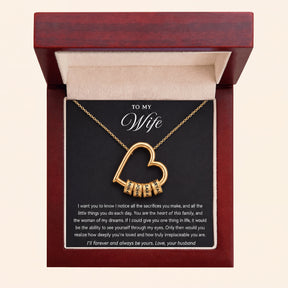 HeartLegacy – Personalized Family Love Necklace