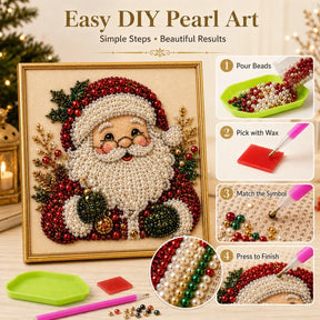 PearlCraft – Premium 3D Christmas Diamond Painting Kit