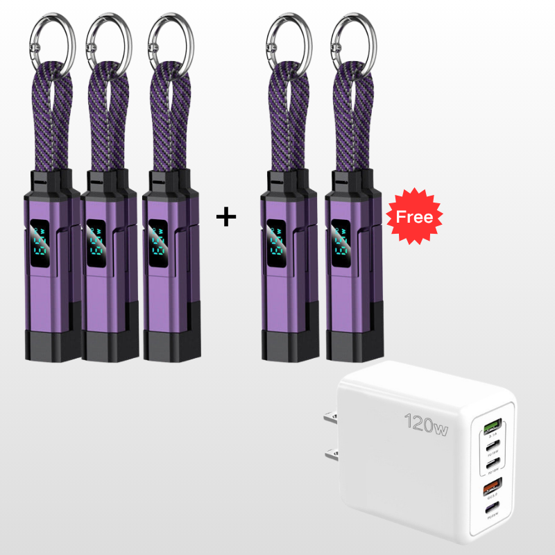 VoltFlex – Digital Display Fast Charge Cable