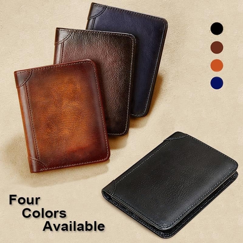 LumeVault – Premium Top-Grain Leather Security Wallet