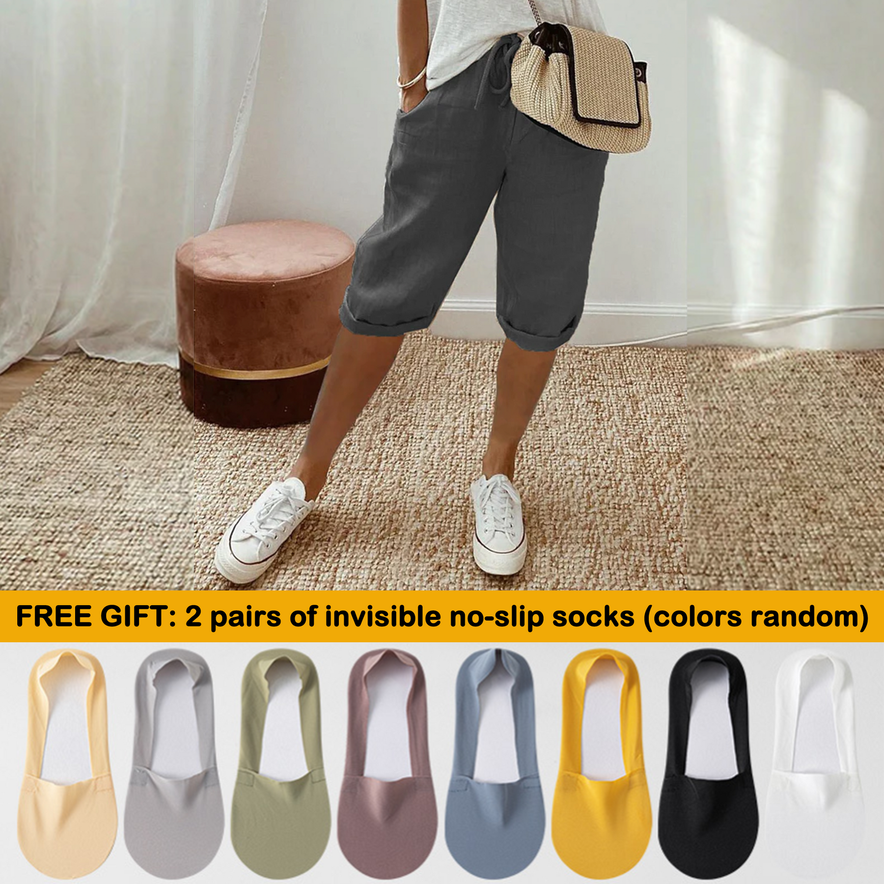 Florel – Breathable Drawstring Capris