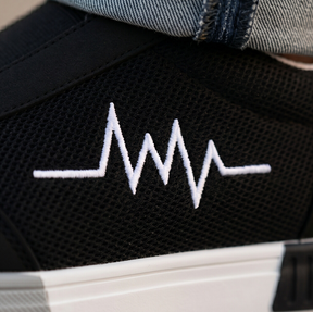 Pulseway — Canvas Sneaker with Heartbeat Detail
