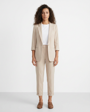 SuitLine — Women's Blazer and Cropped Pants Set