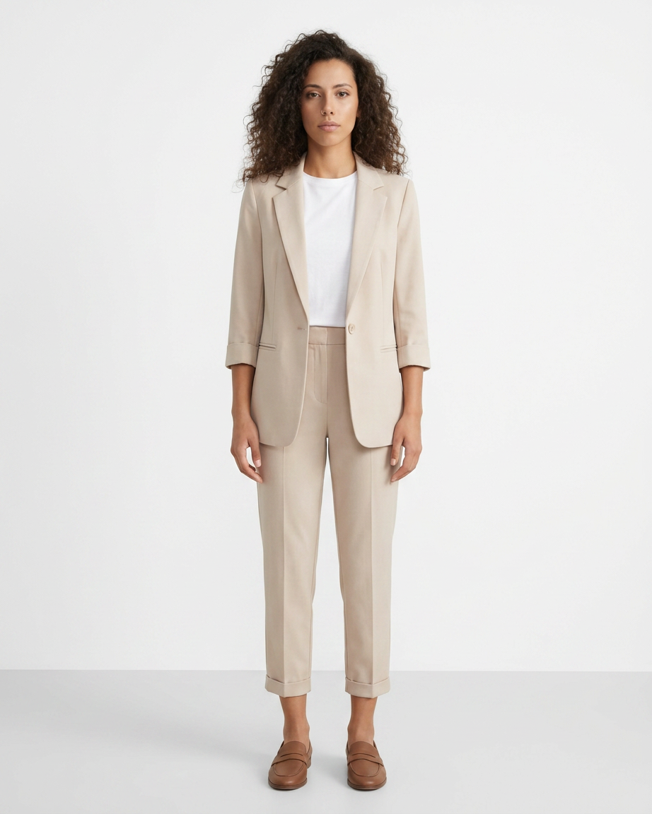 SuitLine — Women's Blazer and Cropped Pants Set