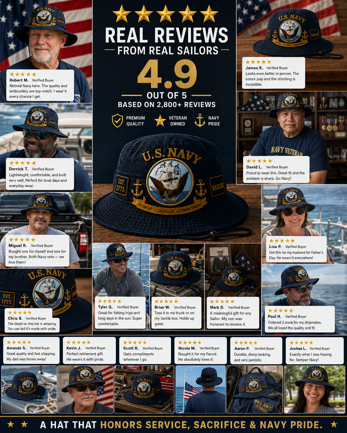 AnchorPride – Sailor Forever Boonie Hat