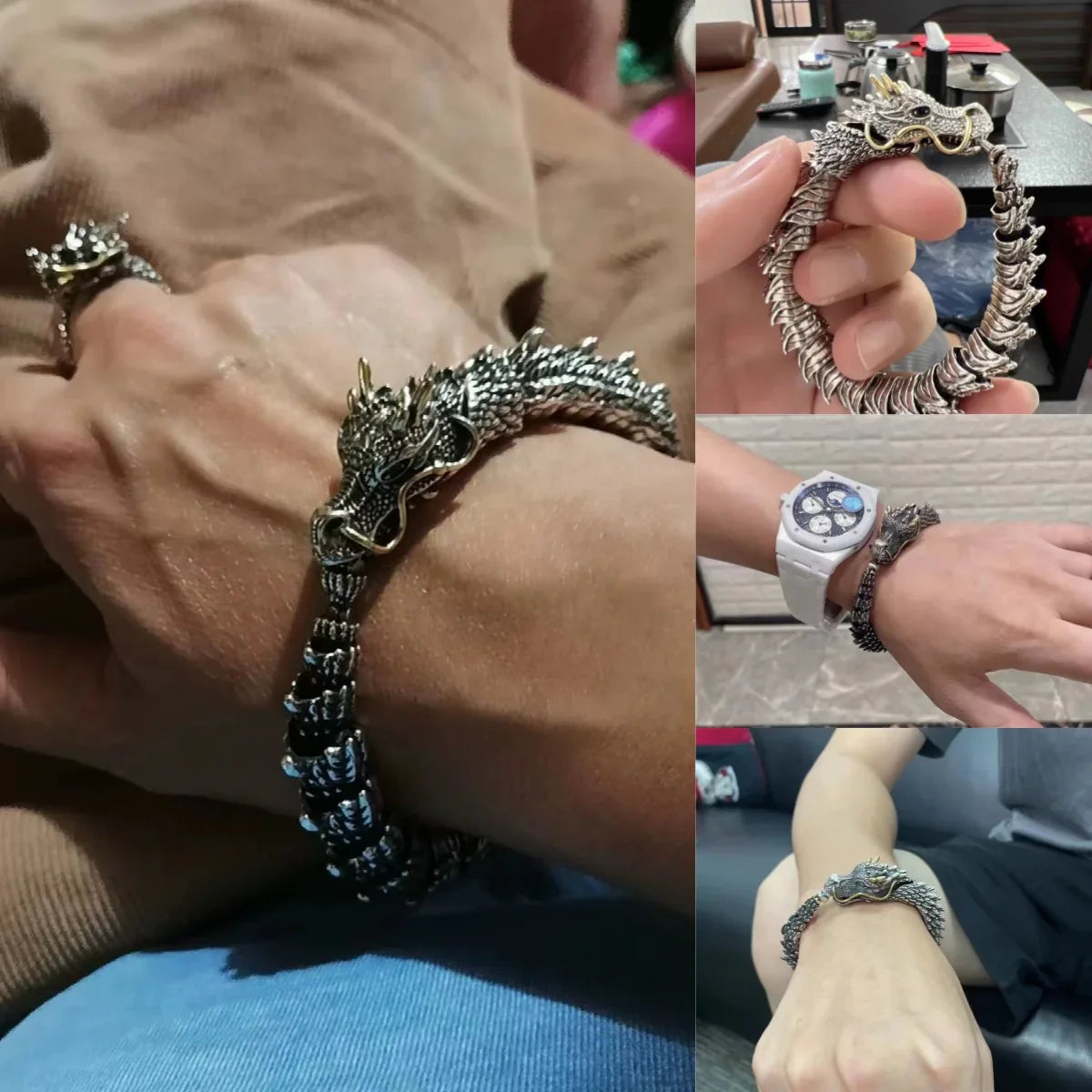 DragonLegacy – Silver Warrior Bracelet