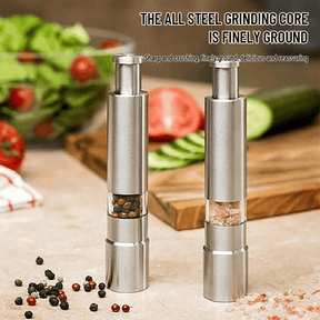 GrindMaster – Stainless Steel Salt And Pepper Grinder