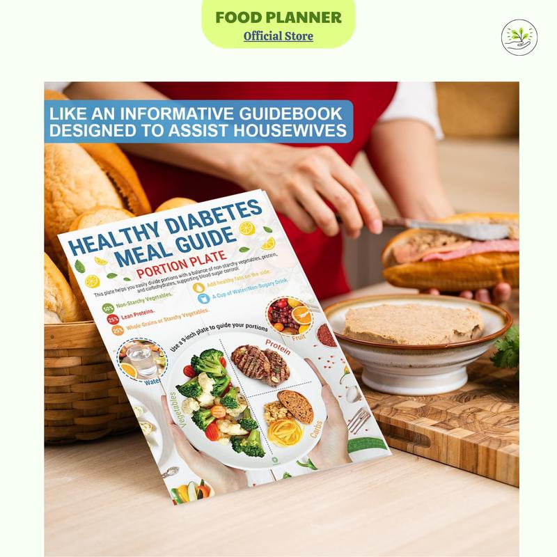 GlucoTrack – Diabetes Tracker Book with Food List