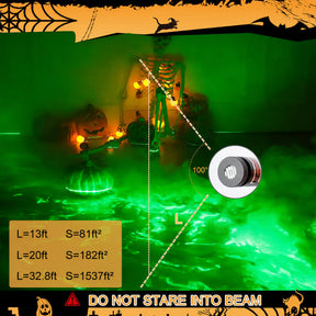 SwampBeam – Halloween Green Laser Projector