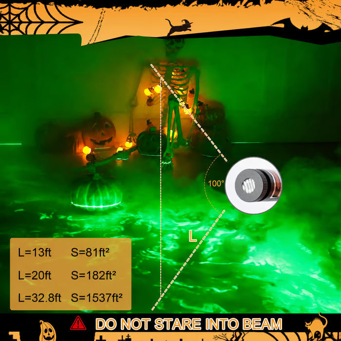 SwampBeam – Halloween Green Laser Projector