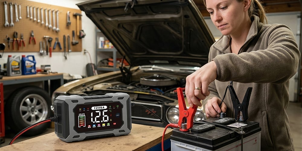 BatteryShield – 12V Smart Maintenance Charger