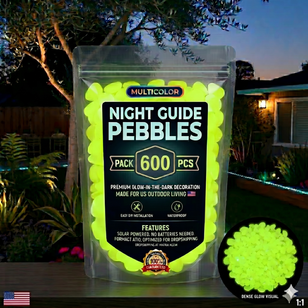 AuraPebble – Glow Garden Stones