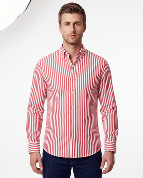 Laurent — Long Sleeve Striped Shirt