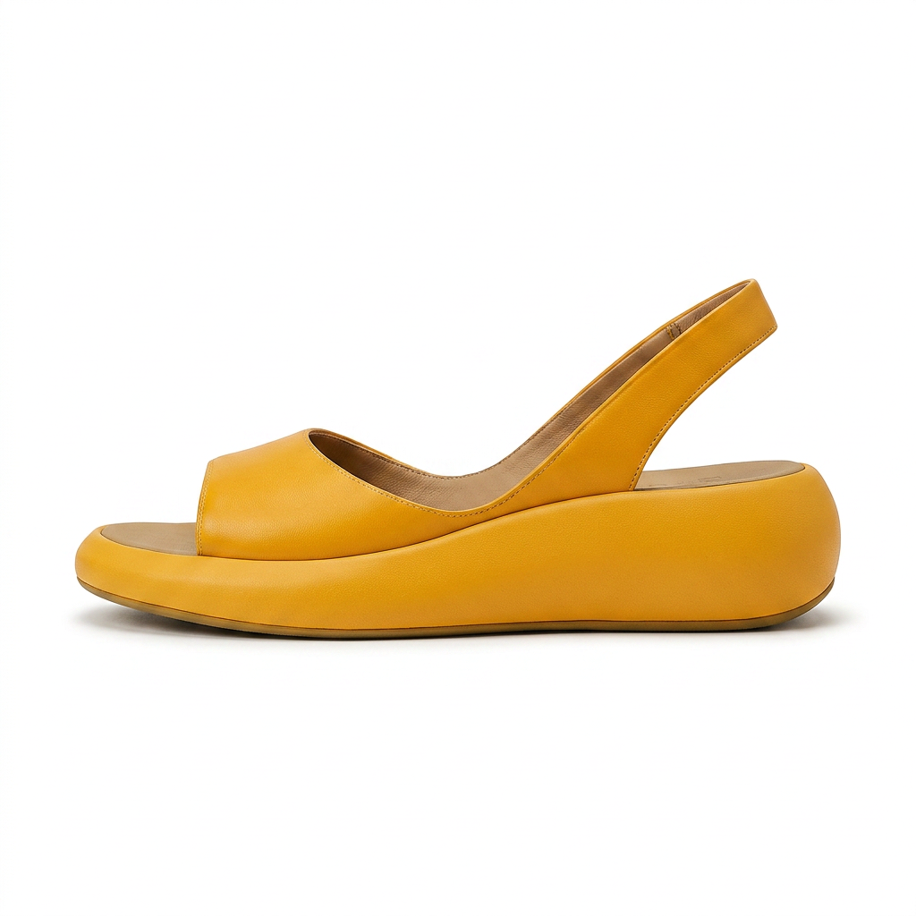 BandForm • Platform Sandal with Wide Strap