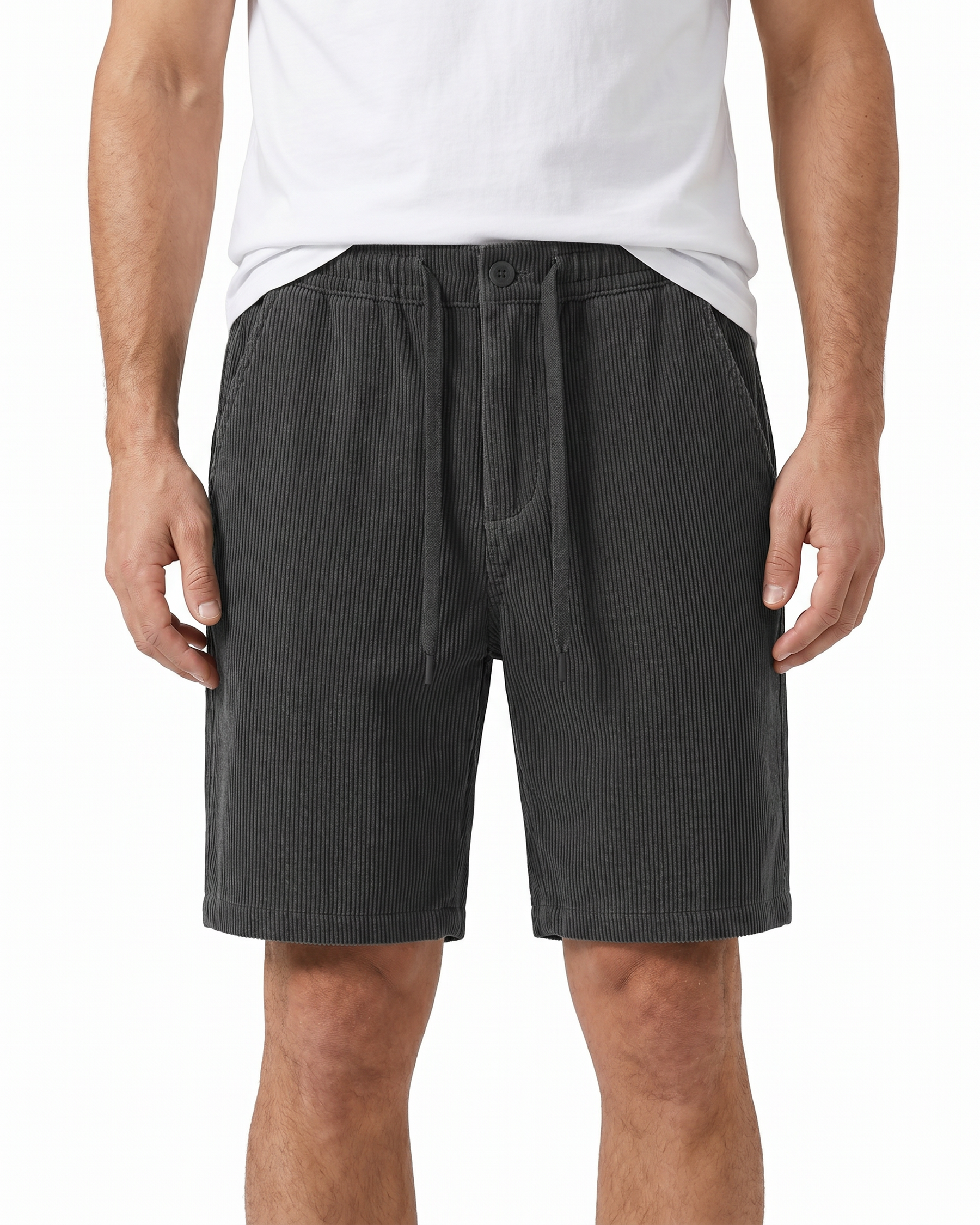 Ridgeline — Corduroy Cargo Shorts for Men