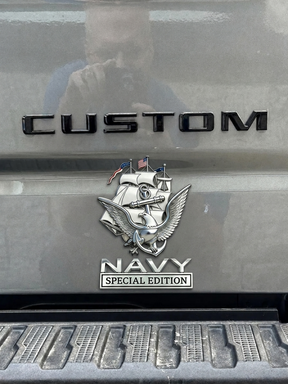 NavyHonor – Navy Veteran Metal Auto Emblem