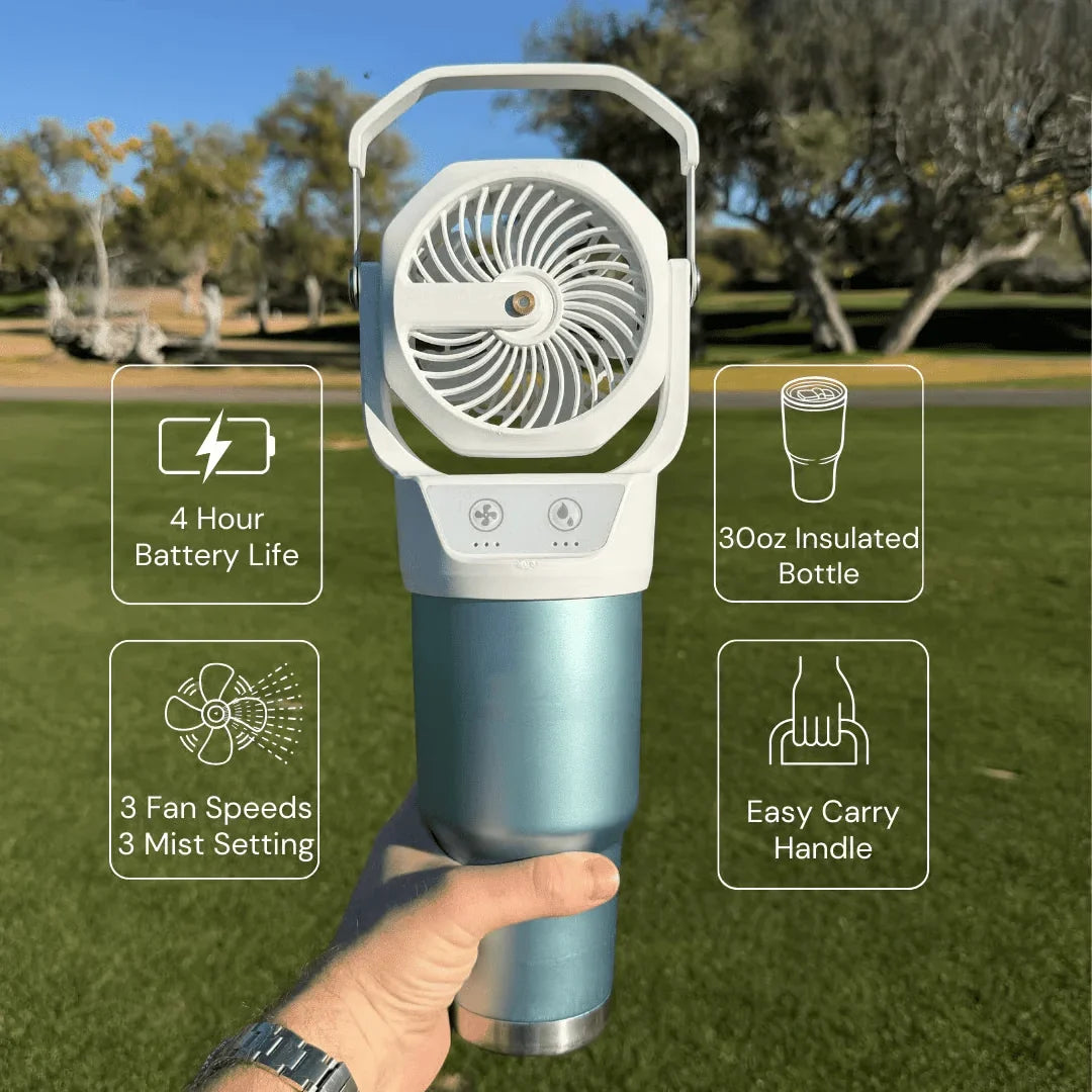 CoolCruise – Premium Cup Holder Spray Cooling Fan