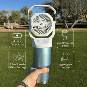 CoolCruise – Premium Cup Holder Spray Cooling Fan
