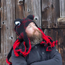 TentacleHue – Color Block Octopus Knitted Hat