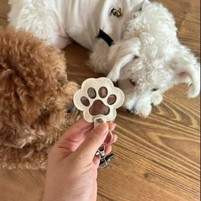 FurTag – Paw Shaped Leather Keychain