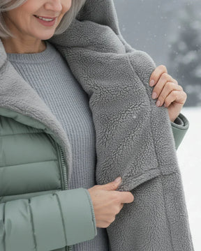 Olivia™ – Insulated Winter Jacket with Sherpa Hood