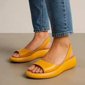 BandForm • Platform Sandal with Wide Strap