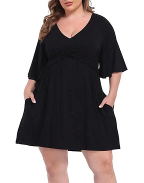 CurvaBelle – Plus Size Romper Dress